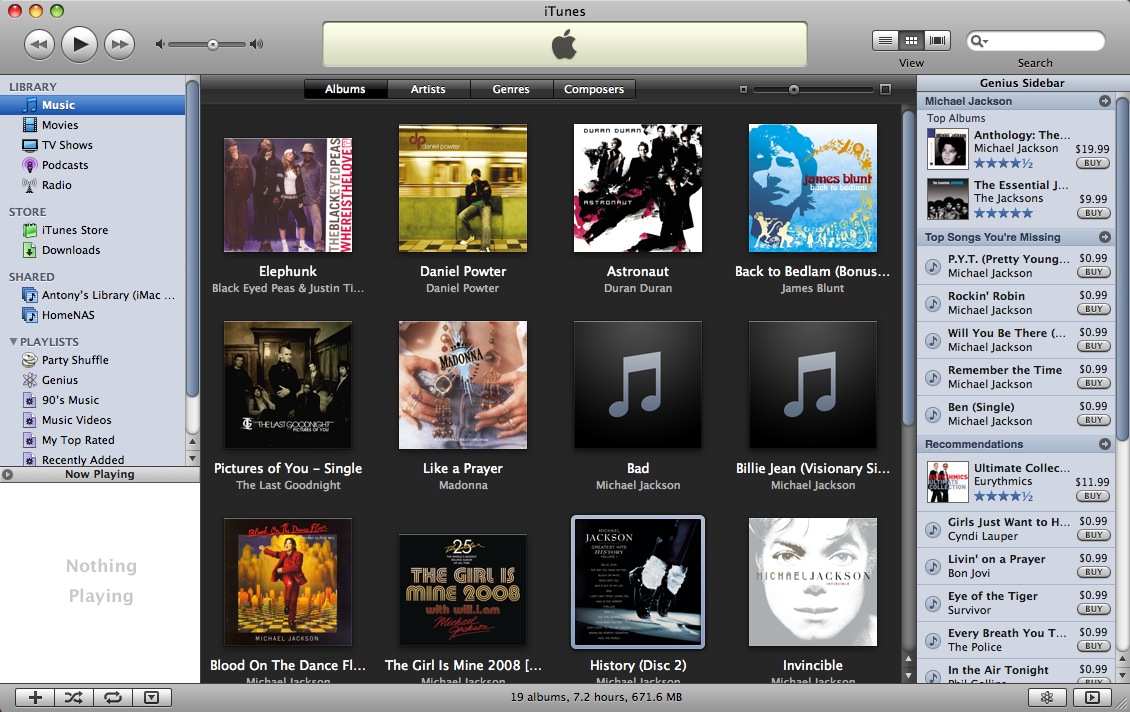 Genius Sidebar and Album Display